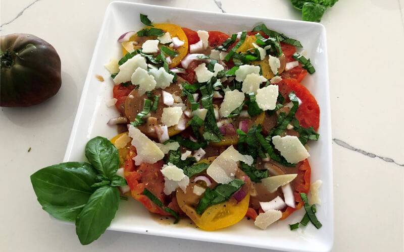 Heirloom Tomatoe Salad